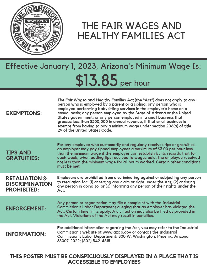 Fair Wage Card 2024 Jandy Lindsey